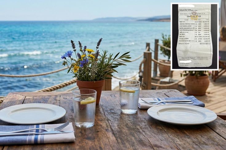 Çeşme'de Araba Fiyatına Adisyon