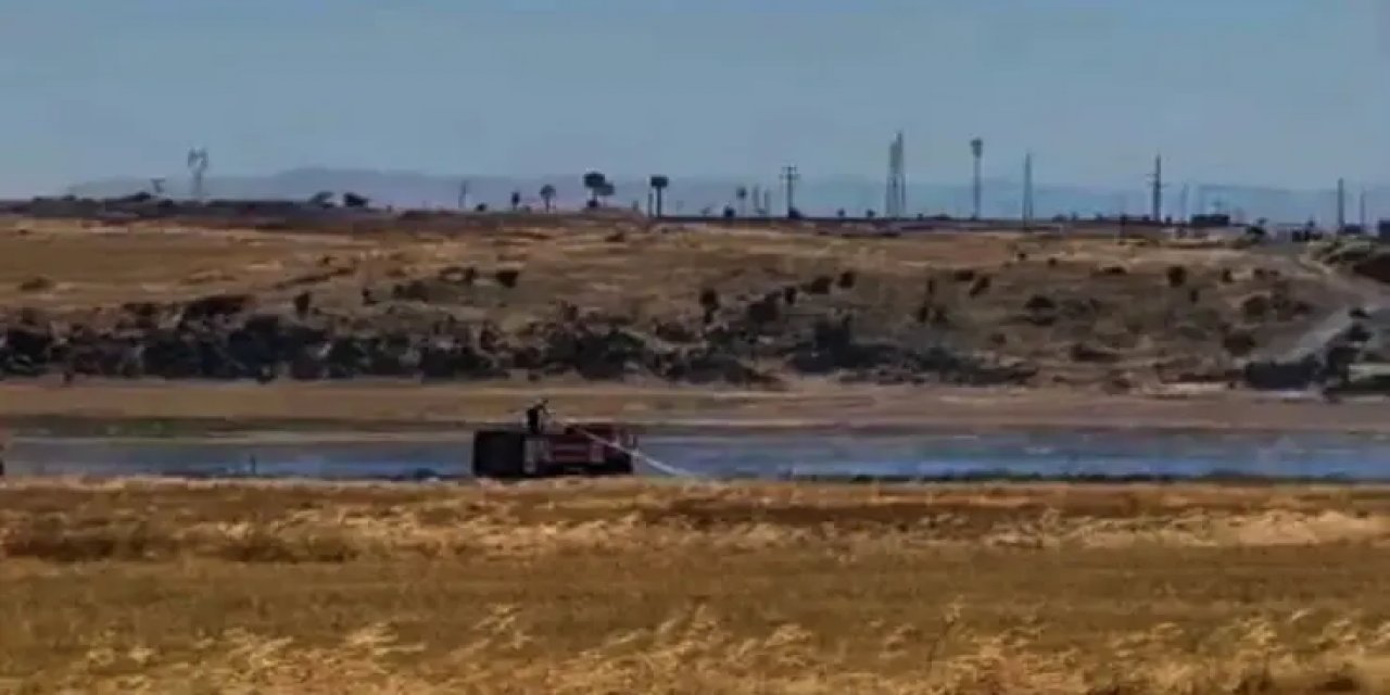 Gaziantep'teki Anız Yangınında 700 Dönüm Alan Zarar Gördü