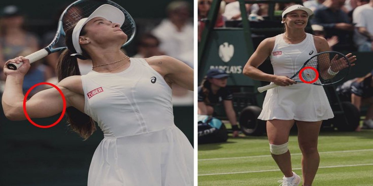 Raketinde Filistin, Kortta Güç! Zeynep Sönmez Wimbledon'a Damga Vurdu