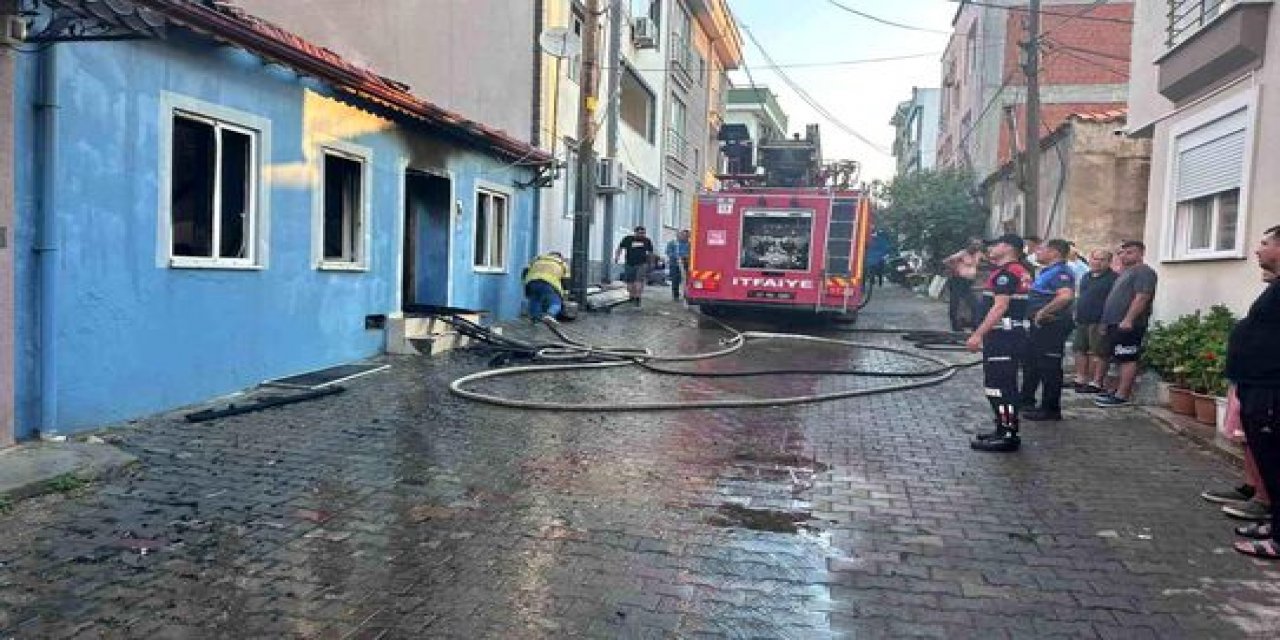 Çanakkale'de Yangın: 1 Yaralı