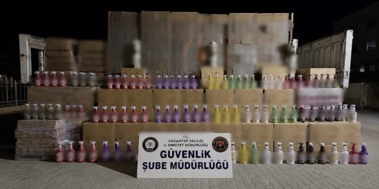 Gaziantep'te 3,5 Milyon Liralık Sahte Temizlik Ürünü Ele Geçirildi
