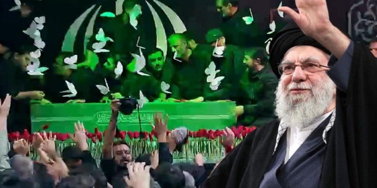 Ali Hamaney'in Cenazesi Tahran'da Binlerce Kişinin Önünde