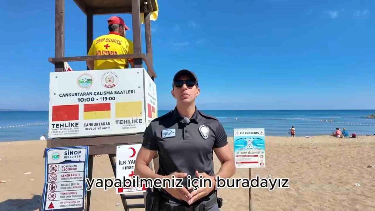 Sinop'ta Boğulma Vakalarına Karşı Uyarı