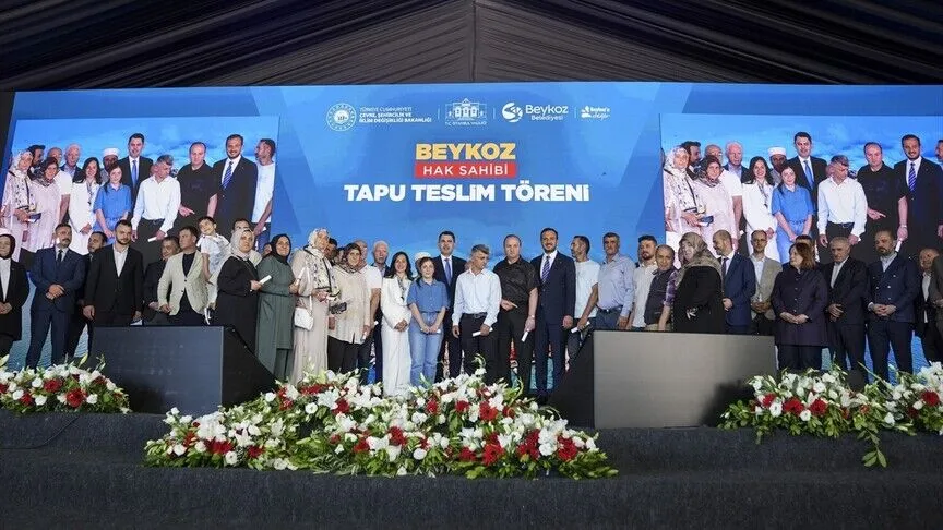 Beykoz'da 1071 Hak Sahibi Tapusuna Kavuştu