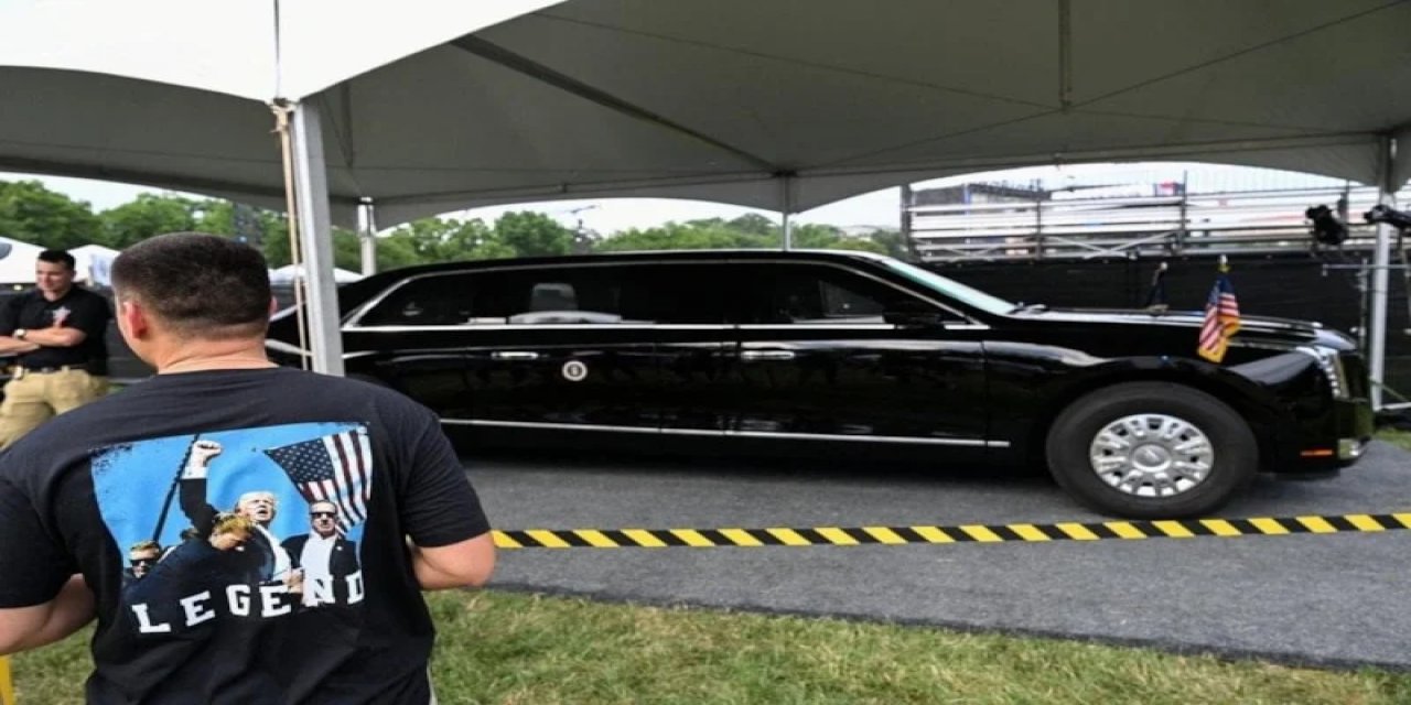 Trump'ı Almak İçin "The Beast" Aracı Yola Çıktı