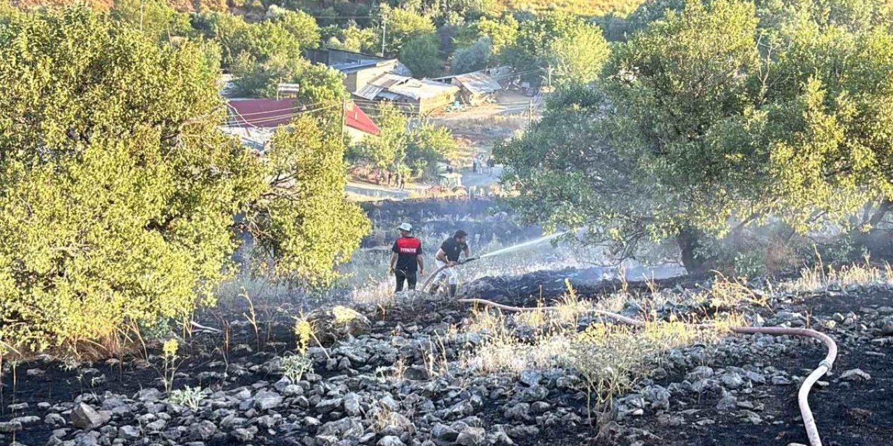Elazığ'da Arazi Yangını Kontrol Altına Alındı
