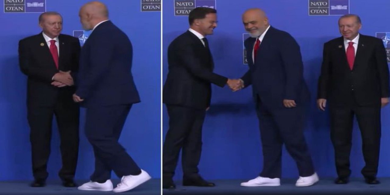Rama Fotoğraf Çekimine Spor Ayakkabıyla Katıldı, Erdoğan’ın Bakışları Dikkatlerden Kaçmadı