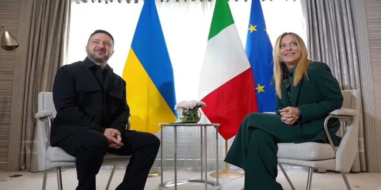 İtalya Başbakanı Meloni, Ukrayna Devlet Başkanı Zelenskiy İle Görüştü