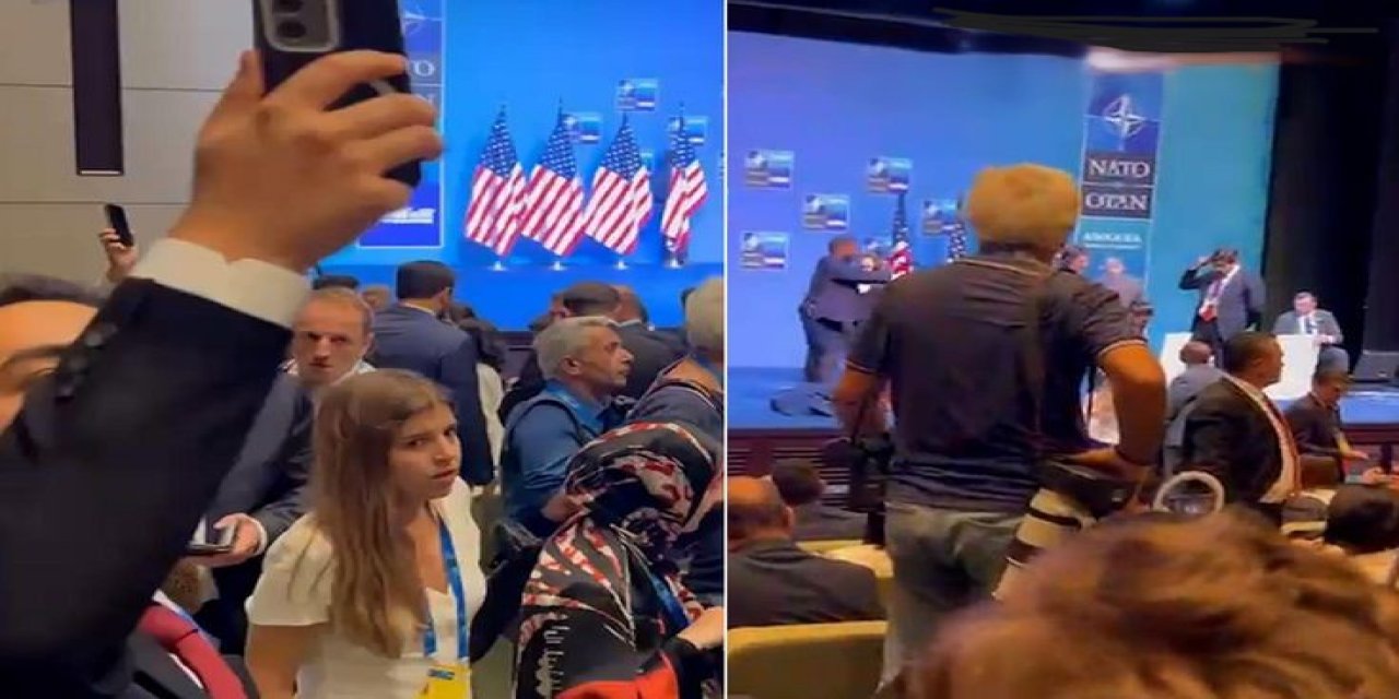 Trump'ın Konuşması Öncesi Salonda Alarm! Apar Topar Boşaltıldı