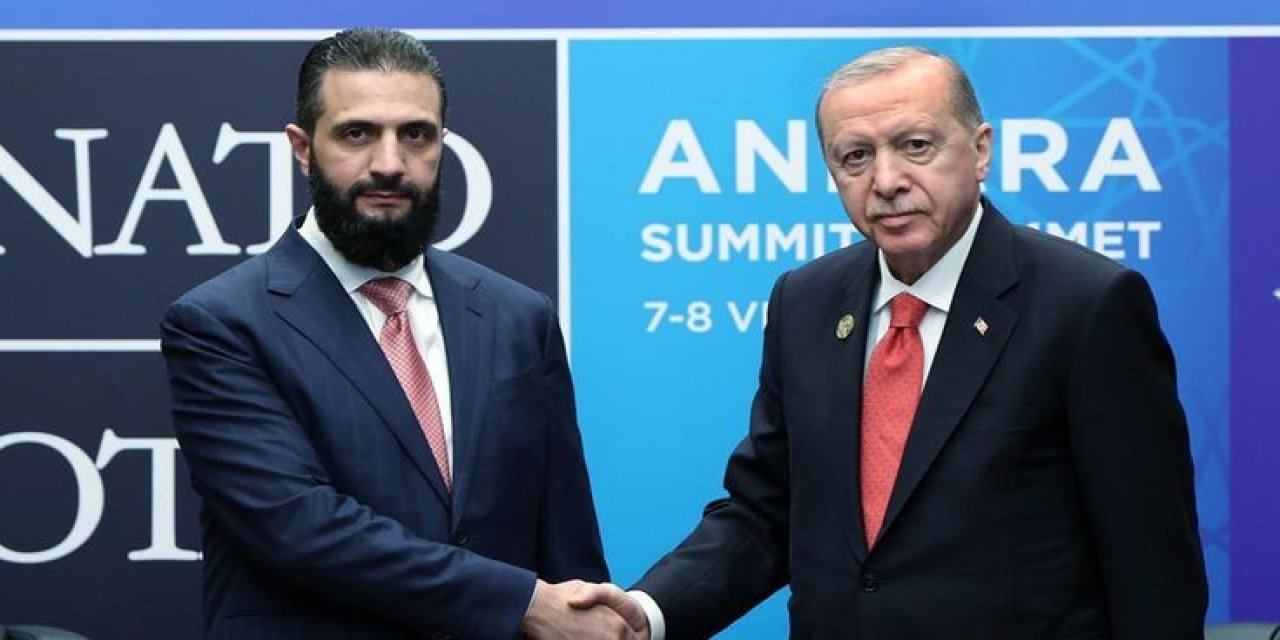 Cumhurbaşkanı Erdoğan İle Şara görüştü