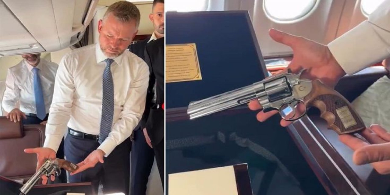 Slovakya Cumhurbaşkanı, Erdoğan'ın Hediyesini Gazetecilere Gösterdi