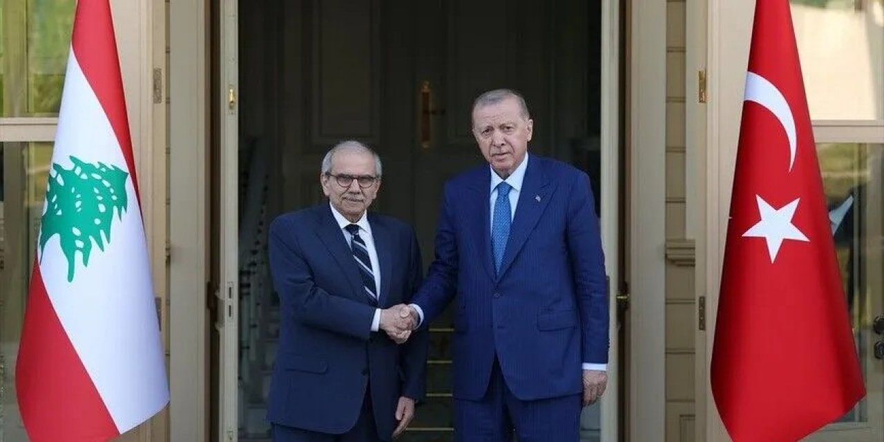 Cumhurbaşkanı Erdoğan, Lübnan Başbakanı Selam'ı Kabul Etti