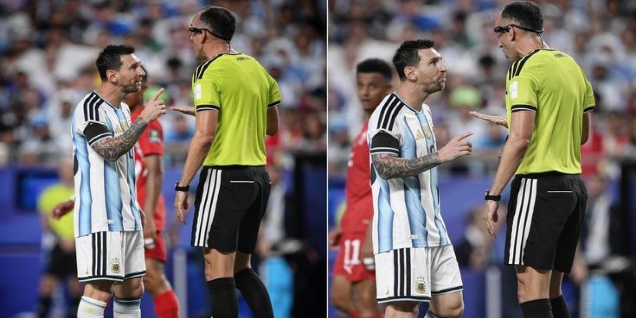 Messi, Portekizli Hakeme Ayar Verdi: Benimle Saygılı Konuş