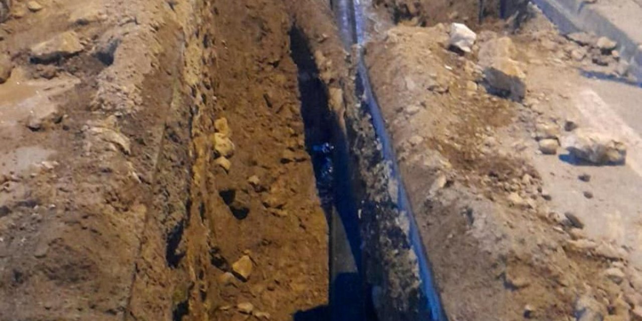 Ayvalık'ta Kanalizasyon Hattı Yenilendi