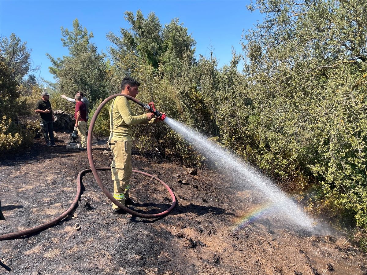 Bodrum'da Yangın Kontrol Altına Alındı