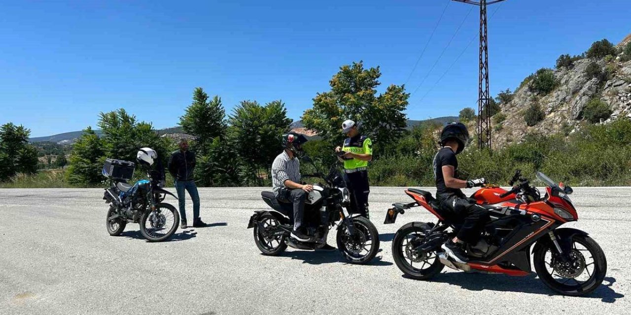 Gölpazarı'nda Motosiklet Denetimi