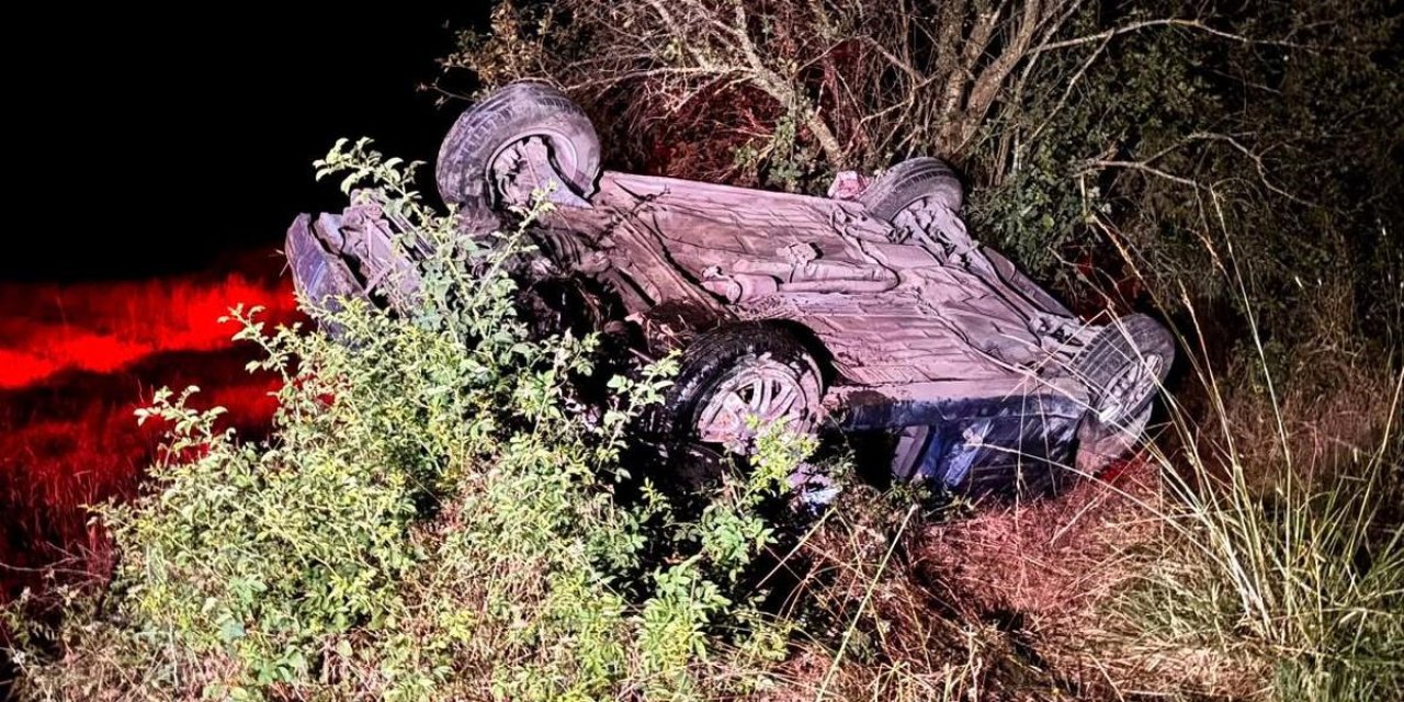 Tavşanlı'da Otomobil Takla Attı: 1'i Ağır 2 Yaralı