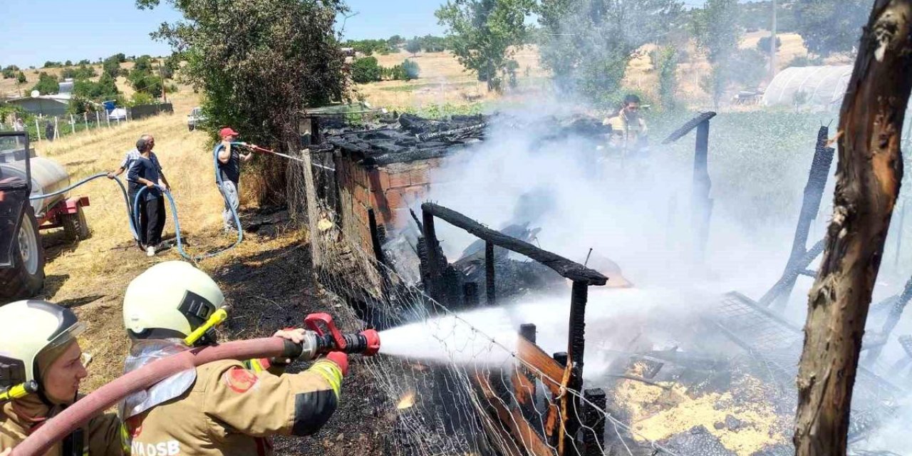 Kütahya'da Yangına Hızla Müdahale