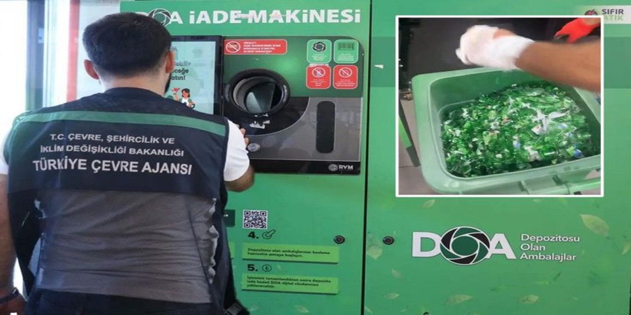 Depozito İade Makinesinin İçi İlk Kez Görüntülendi: Atılan Şişeler Böyle Ayrıştırılıyor