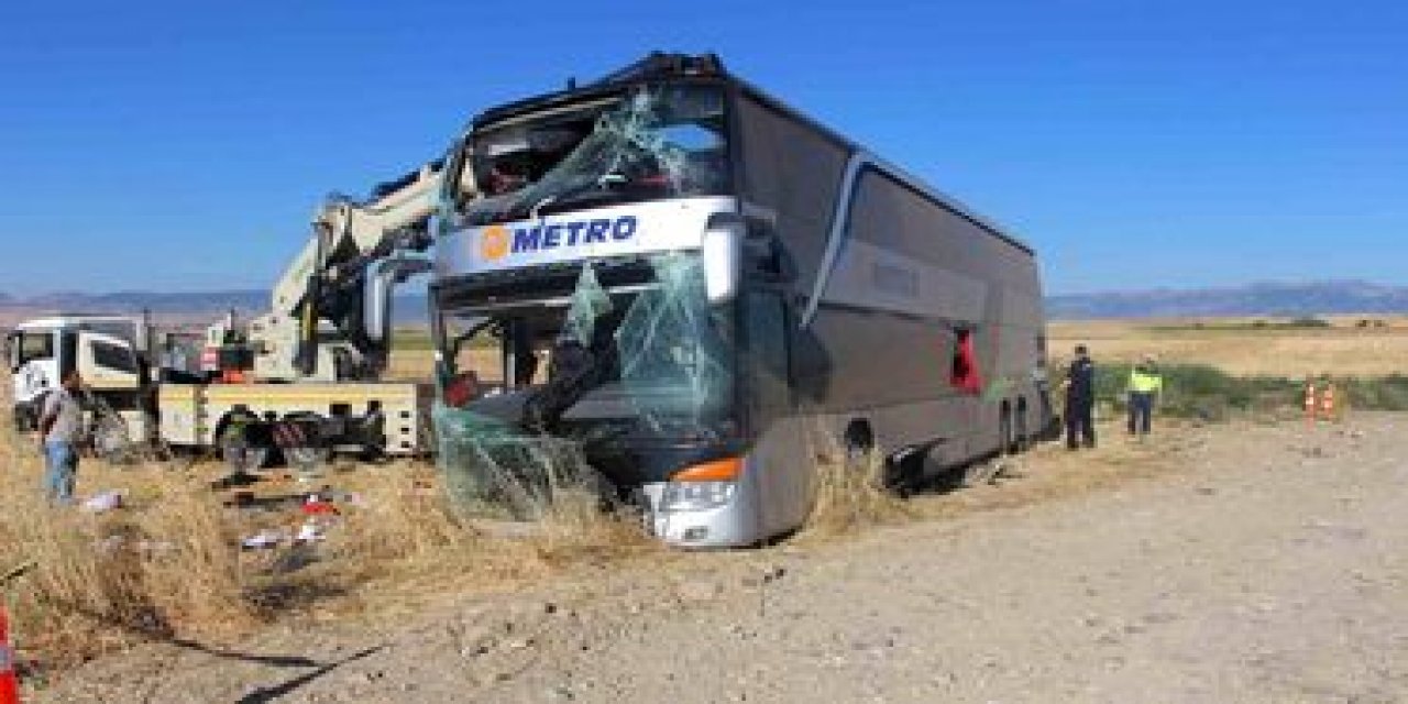 Merzifon'da Otobüs Kazası: 46 Yaralı
