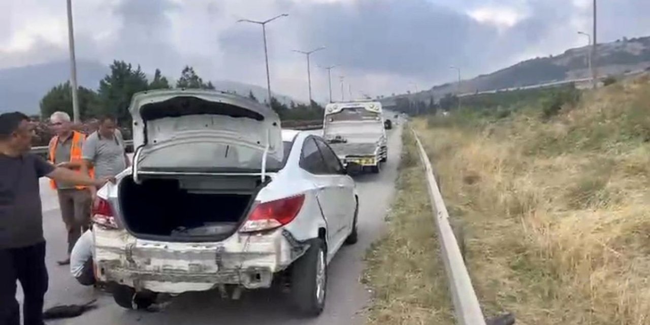 Osmaniye'de Otoyolda Kaza