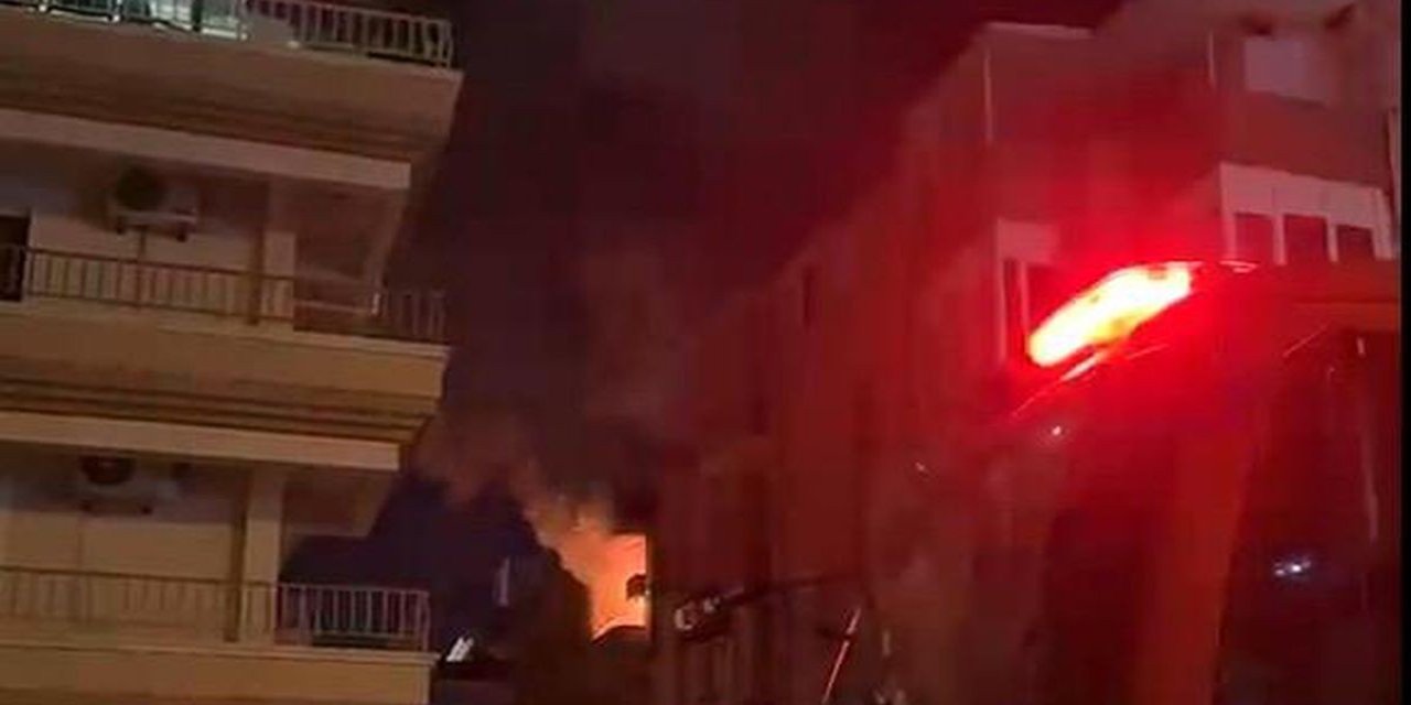 Didim'de İkamet Yangını; Yangın Çıkan Dairede Maddi Hasar Oluştu