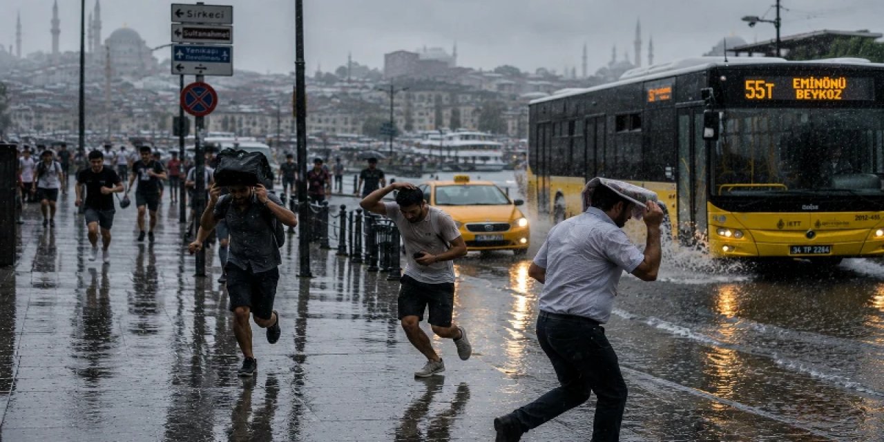 İstanbullular Dikkat! Sağanak Yağış Bu Akşam Başlıyor