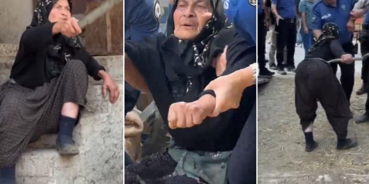 Kütahya'da Tahliye Gerginliği, 84 Yaşındaki Kadın Ve Oğlu Ekiplere Direndi