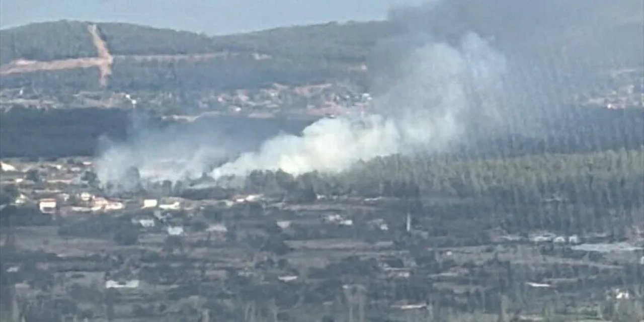 Muğla'da Çıkan Orman Yangınına Müdahale Ediliyor