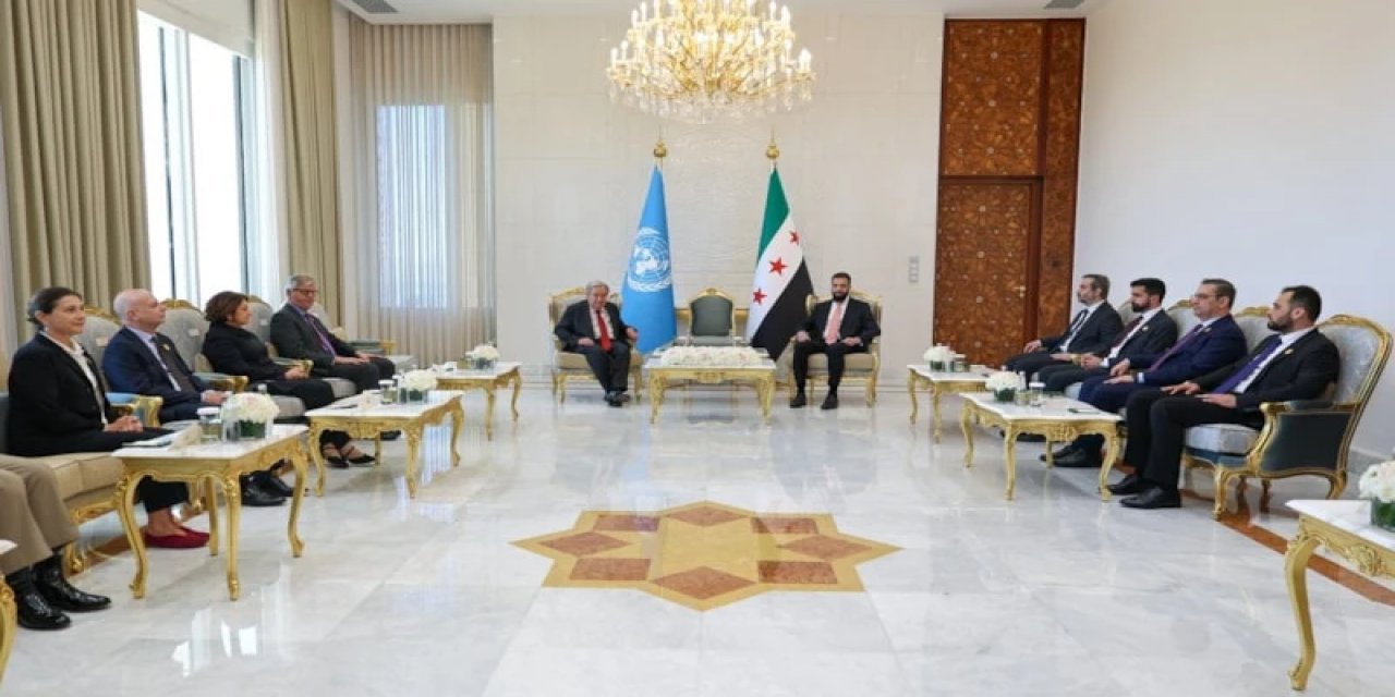 Ahmed Şara, BM Genel Sekreteri Guterres İle Görüştü