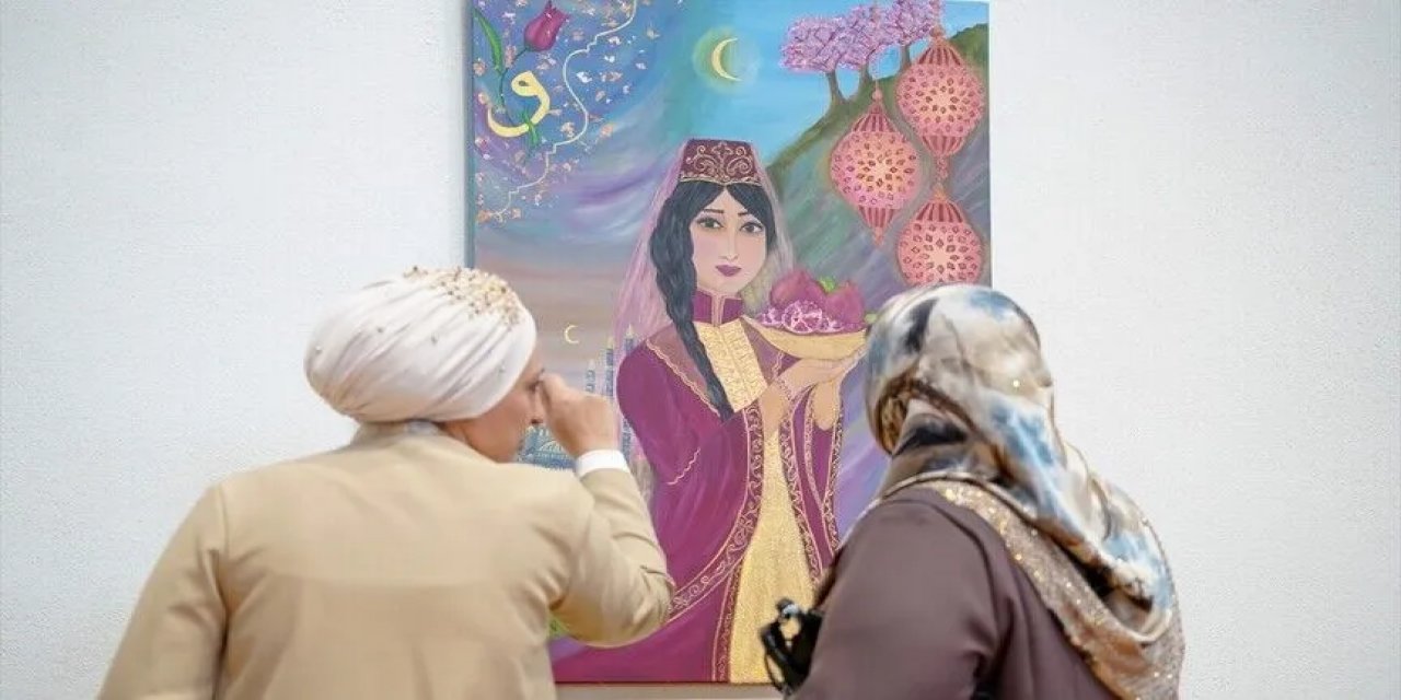 8. Türk-Arap Sanatçılar Buluşması, "Renkler Hikayeler Çizer" Temasıyla Rami Kütüphanesi'nde Başladı