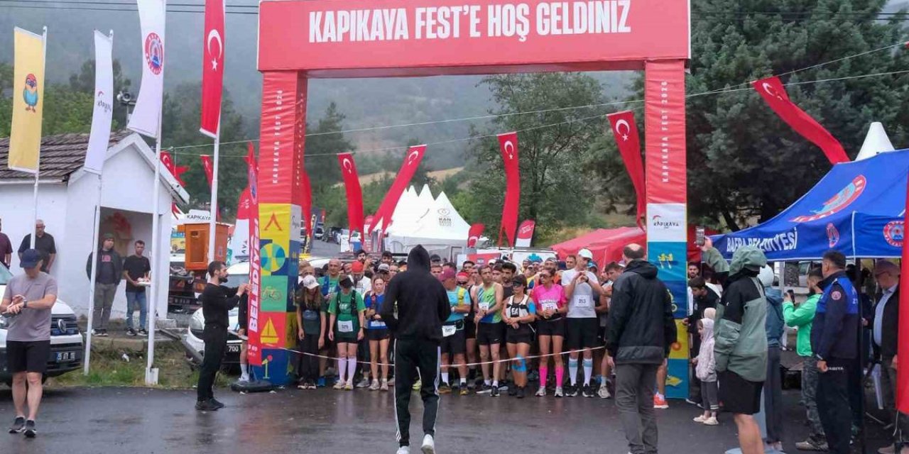 Bafra'da Dağ Koşusu Heyecanı