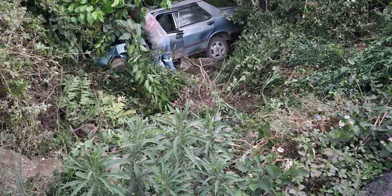 Hatay'da Tofaş Otomobil Dereye Uçtu