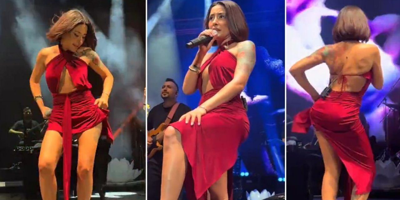 Melek Mosso Sahnede Coştu! Dans Şovu Geceye Damga Vurdu