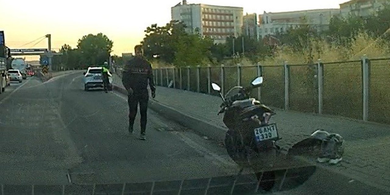 Eskişehir'de Motosiklet Kazası: Sürücü Yaralandı