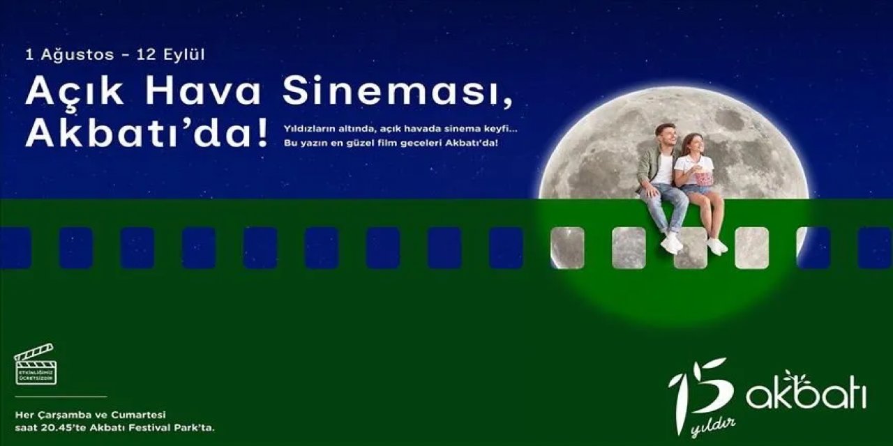 Akbatı'dan Açık Hava Sineması Etkinliği