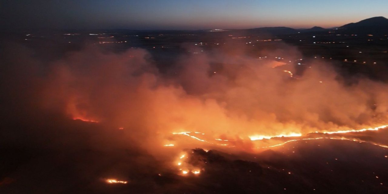 Adıyaman’da Ormanlık Alanda Yangın