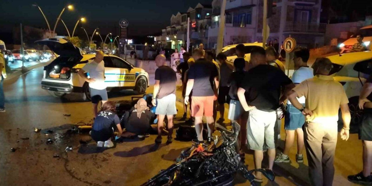 Datça'da Motosiklet Kazası: Bir Yaralı