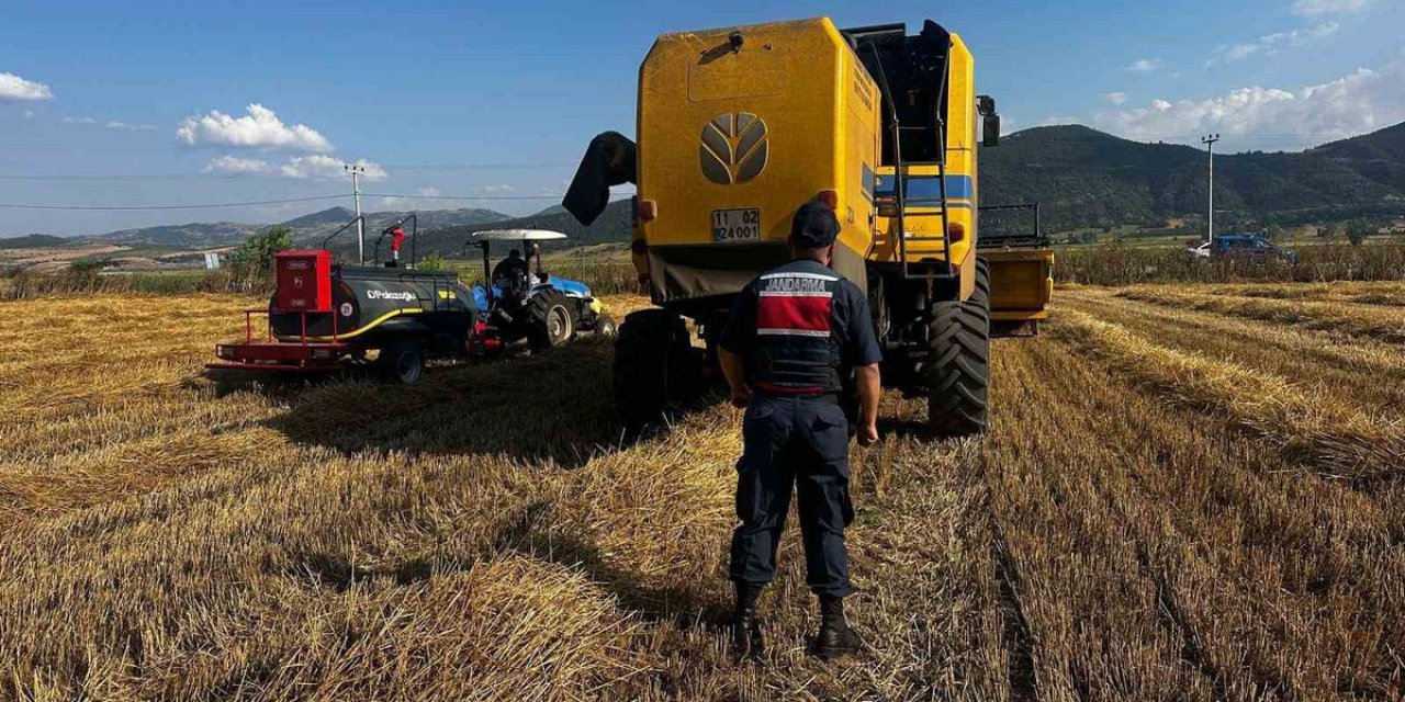 Bilecik'te Biçerdöverlere Yangın Eğitimi