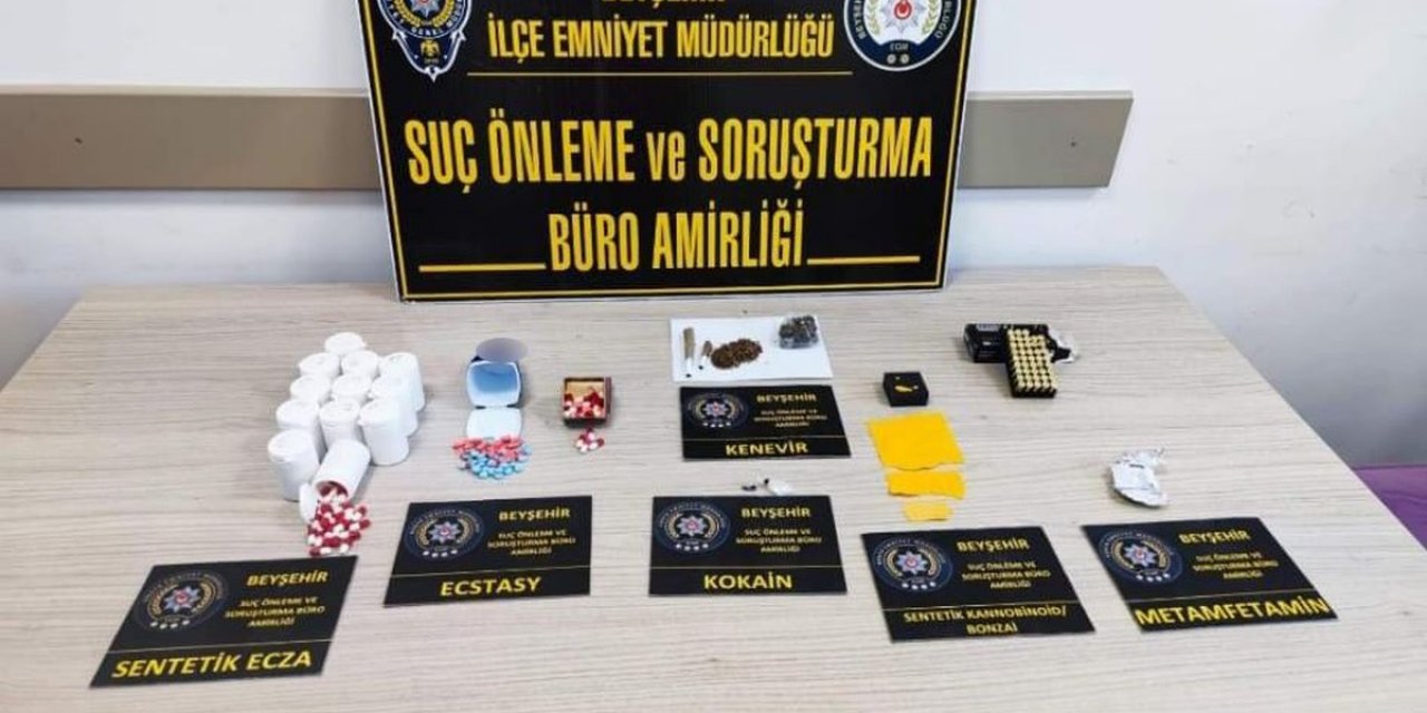 Beyşehir'de Uyuşturucu ve Silah Operasyonu