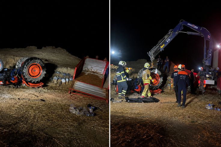 Edirne'de Traktör Kazası: Karı Koca Hayatını Kaybetti