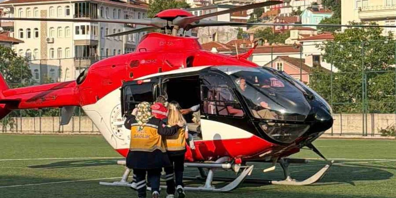 Kaynar Su İle Yanan Bebek Hastaneye Sevkedildi