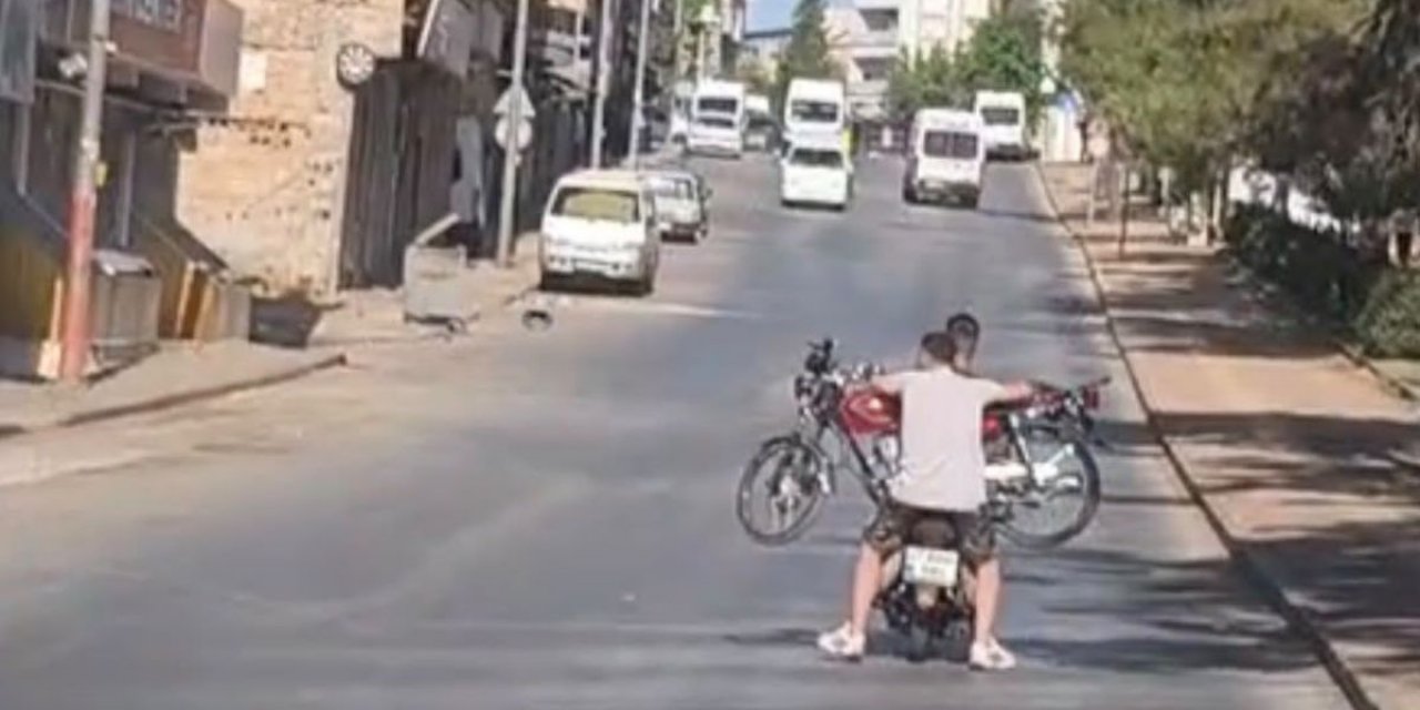 Gaziantep'te Motosiklet Taşıma Kazası