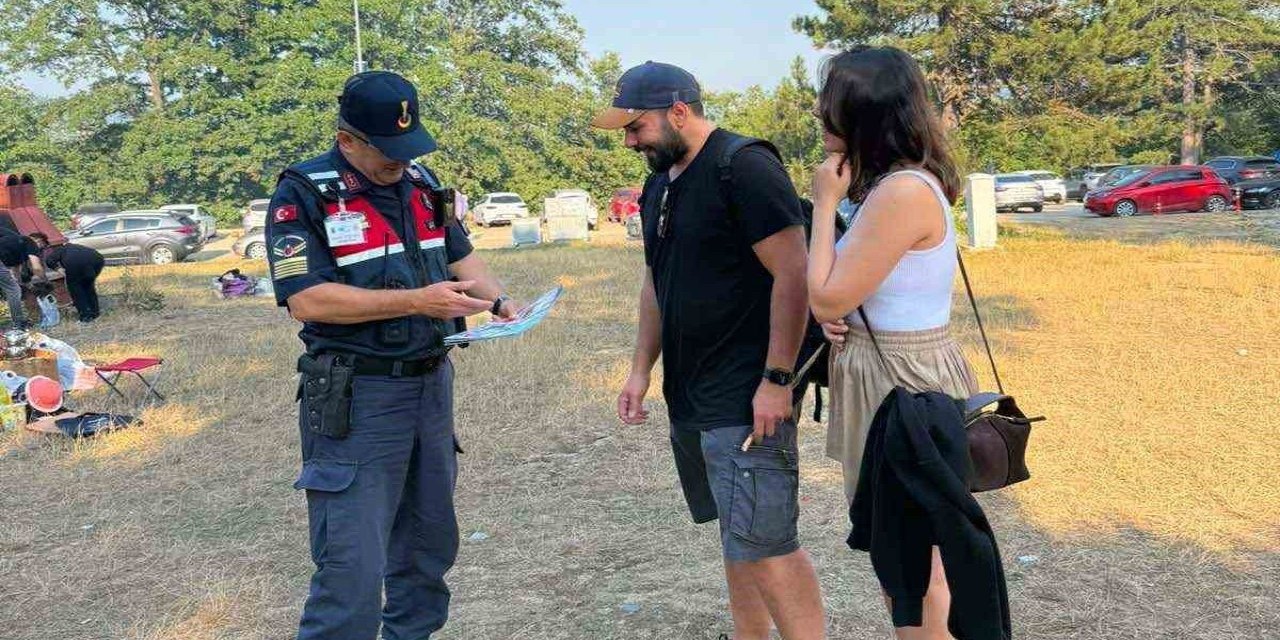 Jandarma'dan Kampçılara Yangın Uyarısı