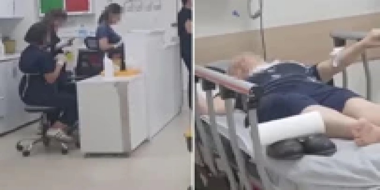 Hastanede Çekilen Görüntü Büyük Tartışma Yarattı