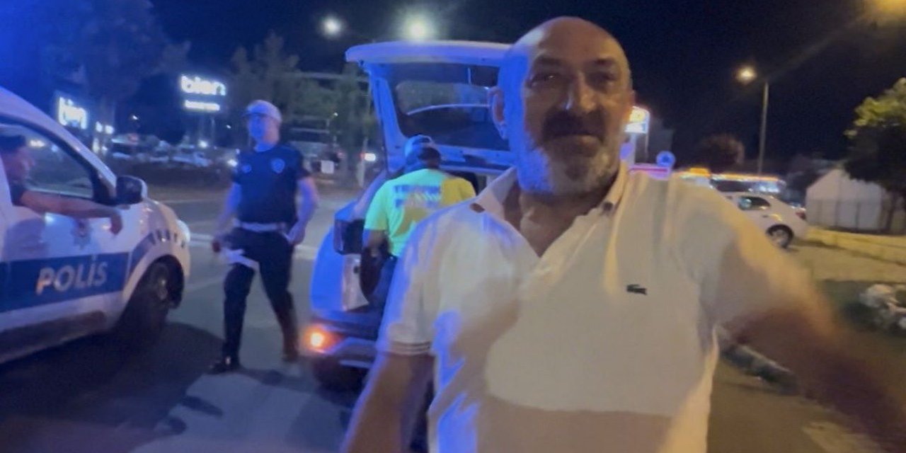 Alkollü Sürücüden Rahat Tavırlar