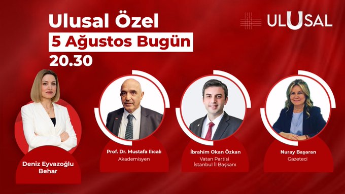 Gazeteci Nuray Başaran Gündemi Sarsan Konularla Ulusal Kanal'da Canlı Yayında