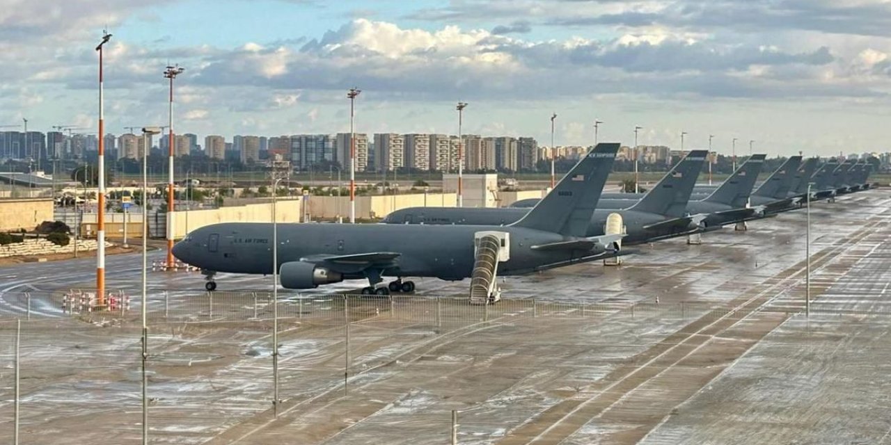 ABD Hava Kuvvetleri, Ben Gurion Havaalanı'ndan Yakıt İkmal Uçaklarını Çekmeye Başladı