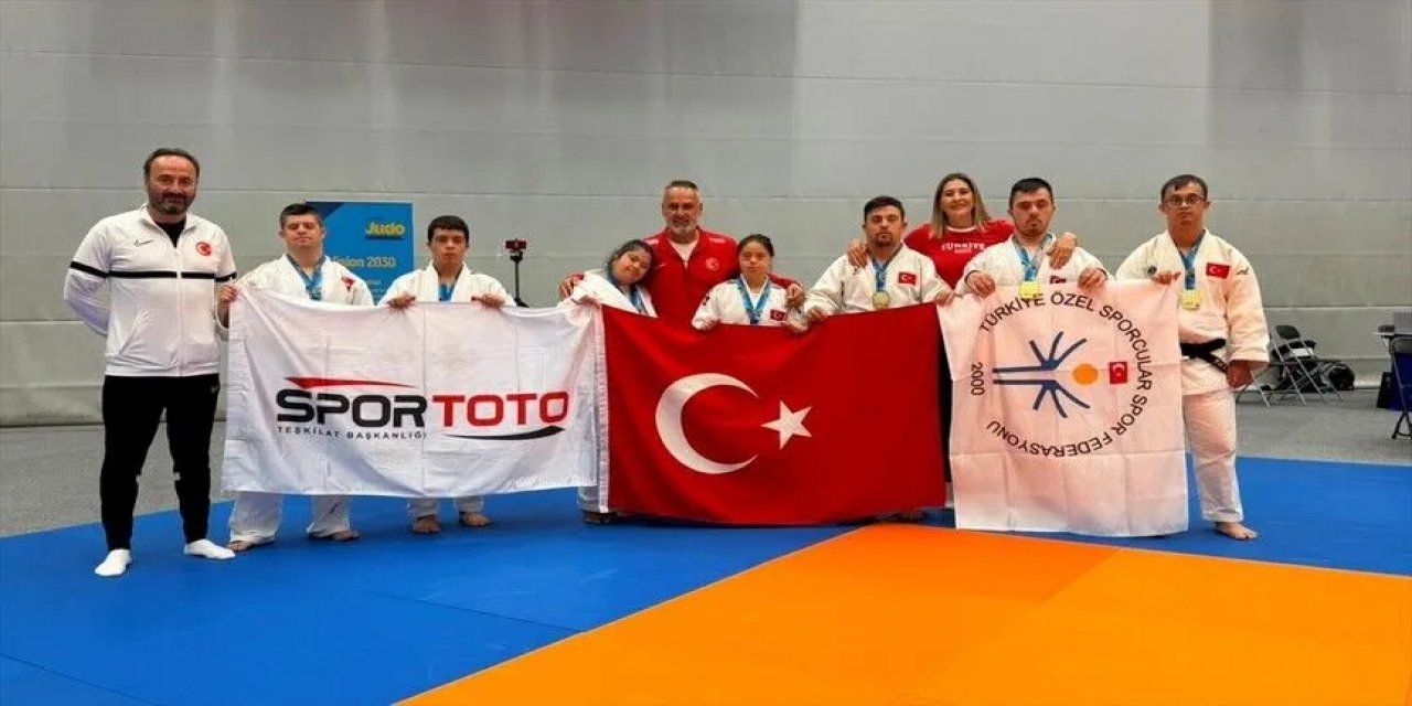 Down Judo Milli Takımı, İsveç'te 7 Madalya Kazandı