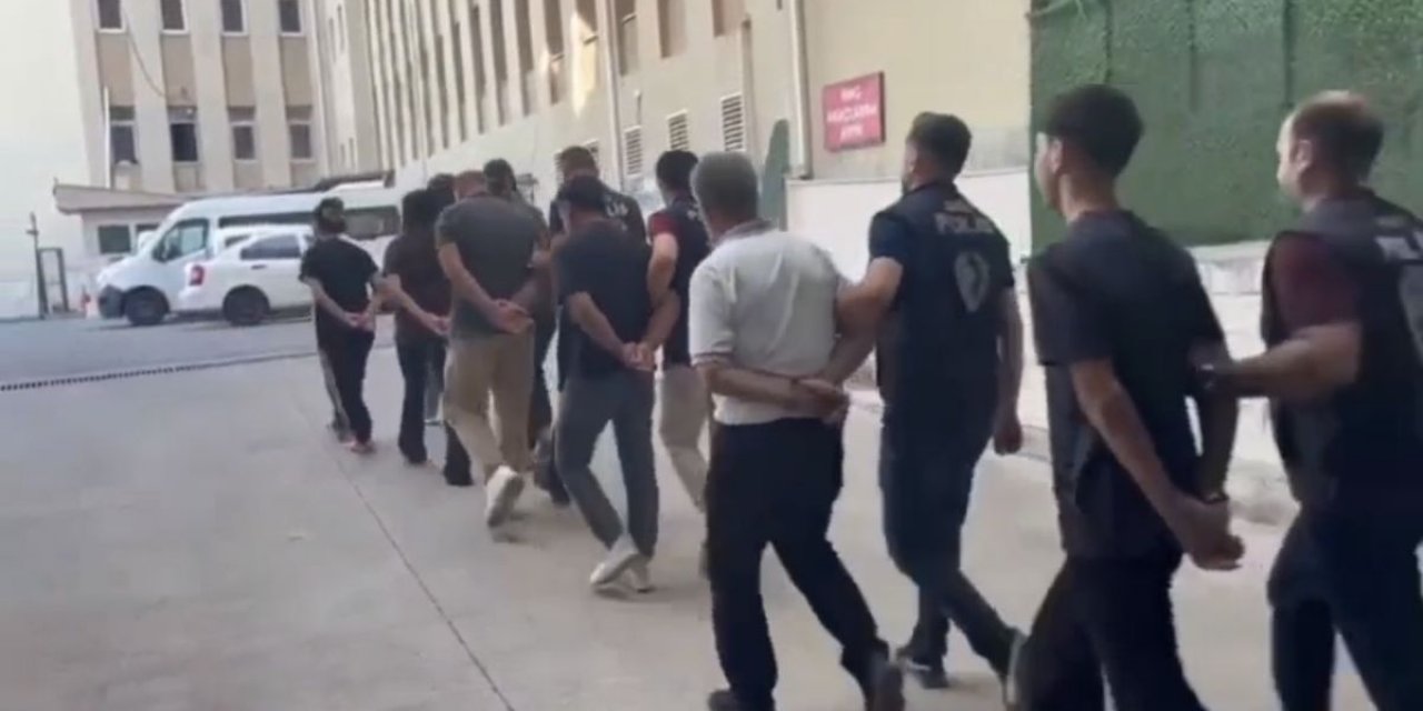 Diyarbakır'da 10 Şüpheli Gözaltına Alındı